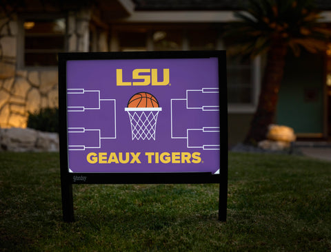 LSU Basketball Yardsy Sign - Hero