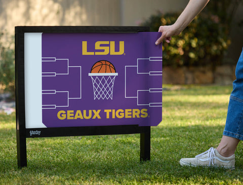LSU Basketball Yardsy Sign - Interchangeable
