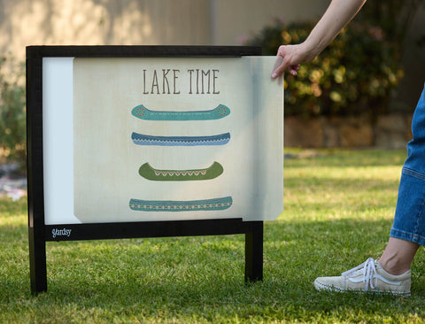 Lake House Inspired Yardsy Sign - Interchangeable
