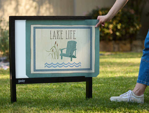 Lake Life Yardsy Sign - Interchangeable