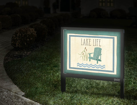 Lake Life Yardsy Sign