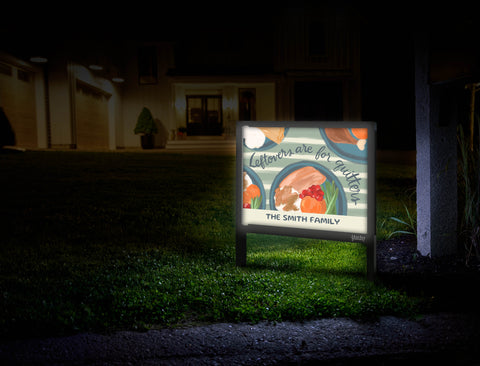 Leftovers Are For Quitters Custom Yardsy Sign