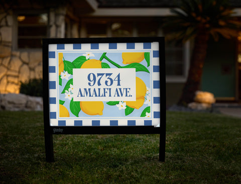 Lemons Address Custom Yardsy Sign - Hero
