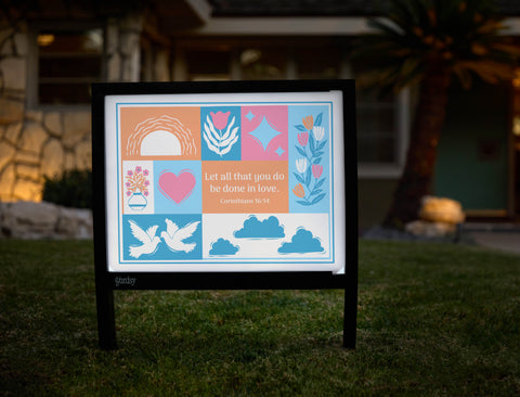 Let All That You Do Yardsy Sign - Hero