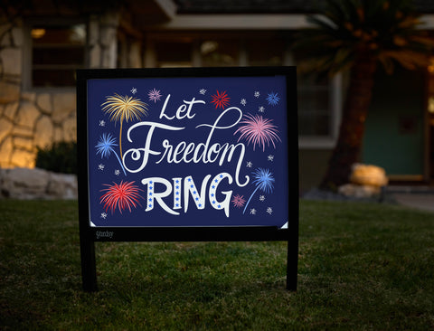 Let Freedom Ring Yardsy Sign - Hero