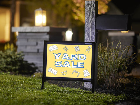 Line Art Yard Sale Yardsy Sign