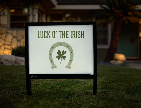 Luck O' The Irish Yardsy Sign - Hero
