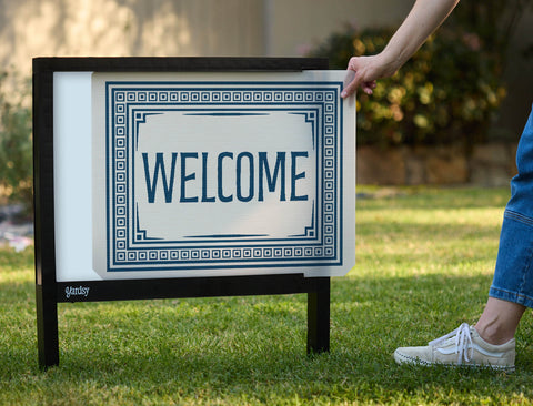 Luxe Welcome Yardsy Sign