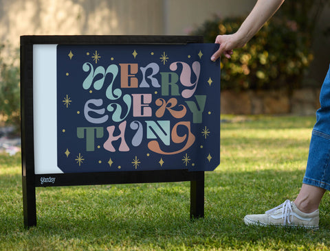 Merry Everything Yardsy Sign - Interchangeable