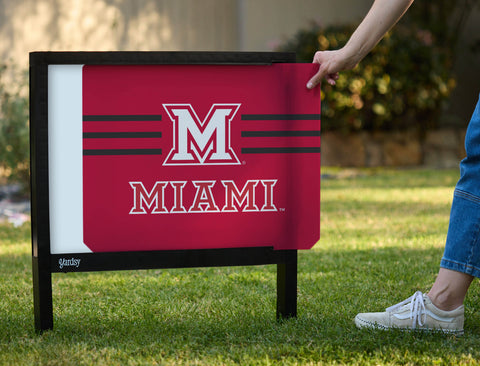 Miami M Red Yardsy Sign - Interchangeable