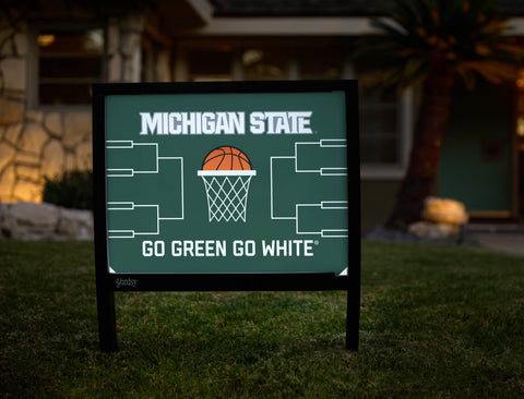Michigan State Basketball Yardsy Sign - Hero