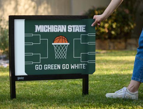 Michigan State Basketball Yardsy Sign - Interchangeable