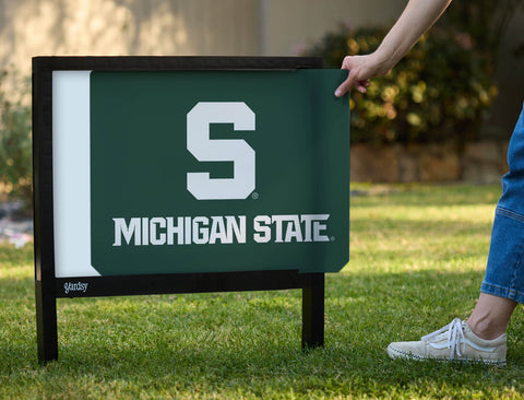 Michigan State S Yardsy Sign