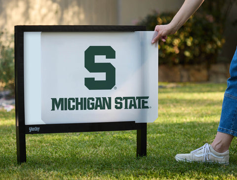 Michigan State S Yardsy Sign