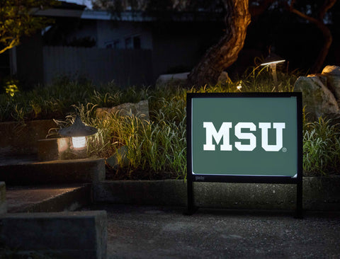 Michigan State MSU Green Yardsy Sign - Flat Feet