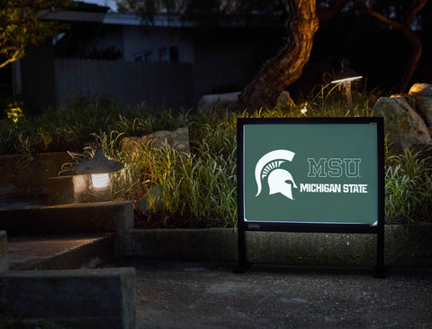 Michigan State MSU Spartan Green Yardsy Sign