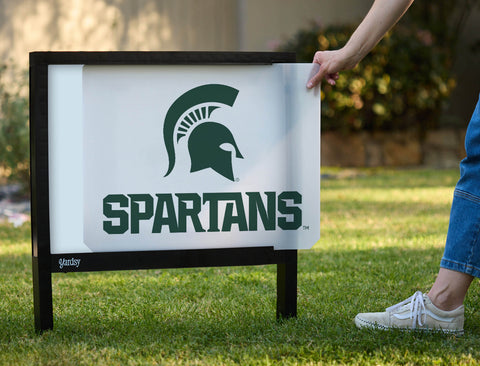 Michigan State Spartans Yardsy Sign
