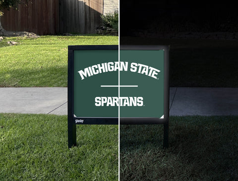 Michigan State Spartans Athletic Mark Green Yardsy Sign