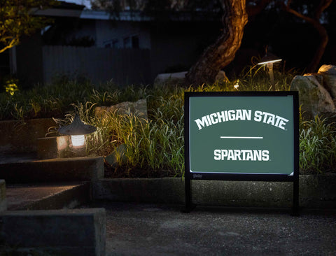 Michigan State Spartans Athletic Mark Green Yardsy Sign
