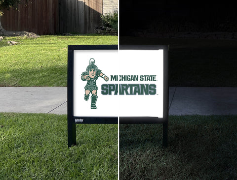 Michigan State Spartans Mascot Yardsy Sign