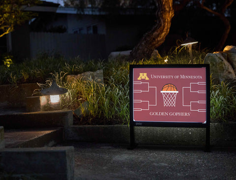 Minnesota Basketball Yardsy Sign - Flat Feet
