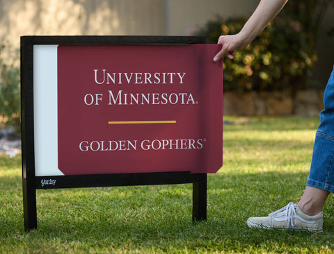 Minnesota Golden Gophers Maroon Yardsy Sign - Interchangeable