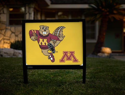 Minnesota Goldy Football Yardsy Sign - Hero