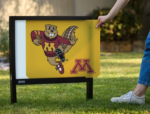 Minnesota Goldy Football Yardsy Sign - Interchangeable