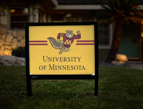 Minnesota Goldy Mascot Gold Yardsy Sign - Hero