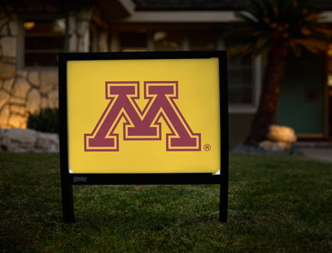 Minnesota M Gold Yardsy Sign - Hero