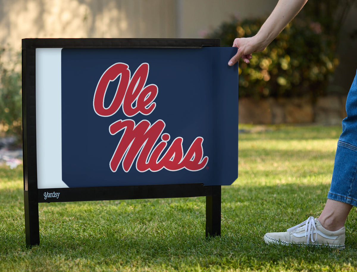 Ole Signs Mississippi Ole Miss Navy Yardsy Sign