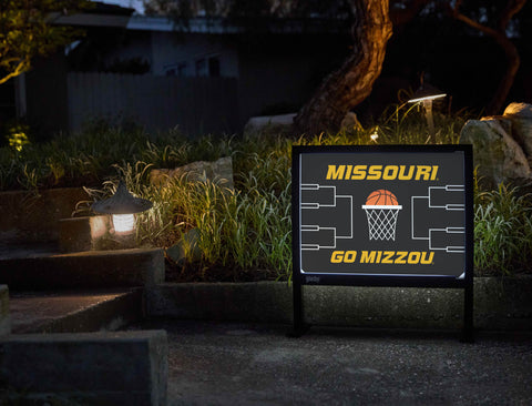 Missouri Basketball Yardsy Sign - Flat Feet