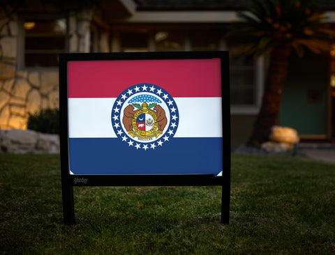 Missouri State Flag Yardsy Sign - Hero