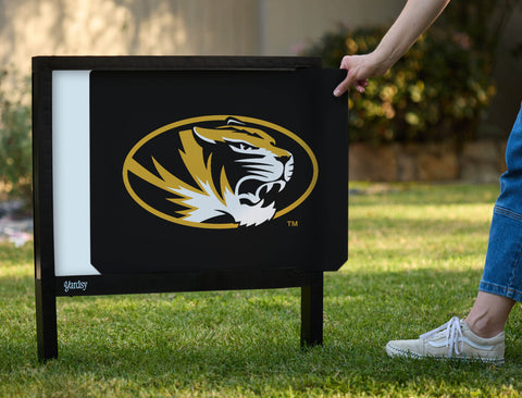 Missouri Tiger Athletics Mark Black Yardsy Sign - Interchangeable