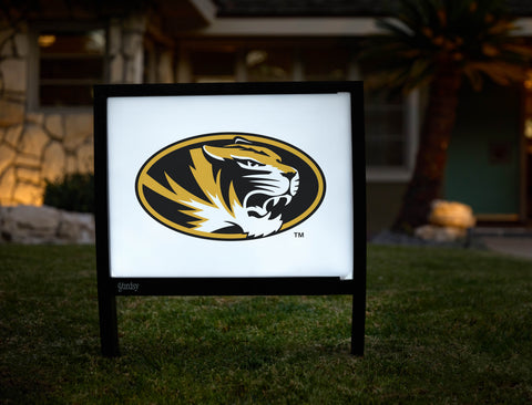 Missouri Tiger Athletics Mark White Yardsy Sign - Hero