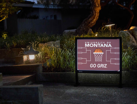 Montana Basketball Yardsy Sign - Flat Feet