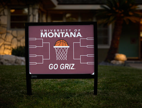 Montana Basketball Yardsy Sign - Hero