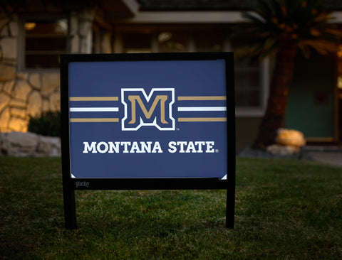 Montana State M Blue Yardsy Sign - Hero