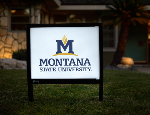 Montana State University Blue Yardsy Sign - Hero