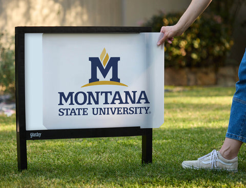 Montana State University Blue Yardsy Sign - Interchangeable