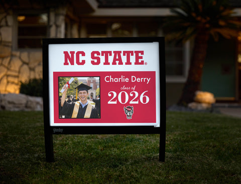 NC State Graduate Custom Yardsy Sign