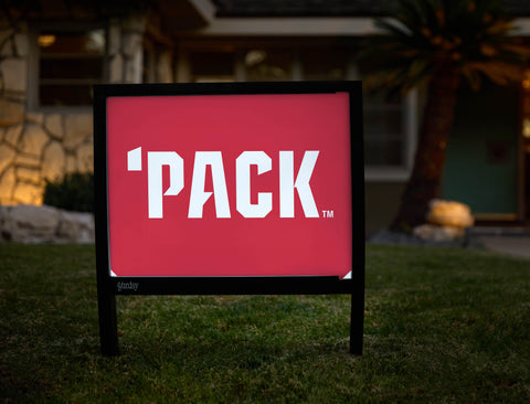NC State Pack Yardsy Sign
