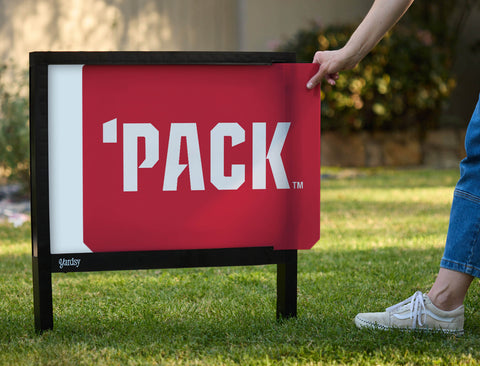 NC State Pack Yardsy Sign