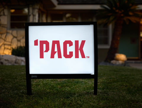 NC State Pack Yardsy Sign