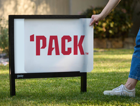 NC State Pack Yardsy Sign