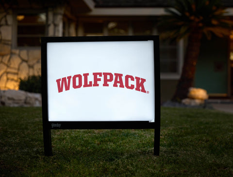 NC State Wolfpack Yardsy Sign