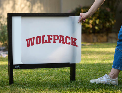 NC State Wolfpack Yardsy Sign