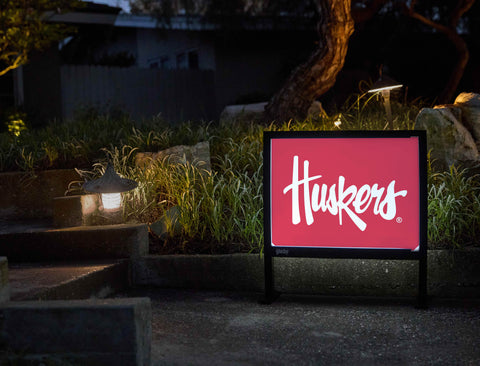 Nebraska Huskers Red Yardsy Sign