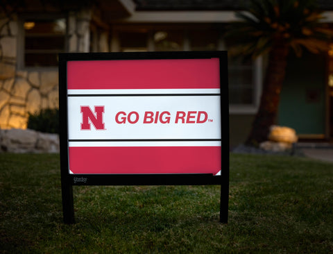Nebraska N Go Big Red Yardsy Sign - Hero