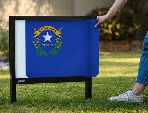 Nevada State Flag Yardsy Sign - Interchangeable